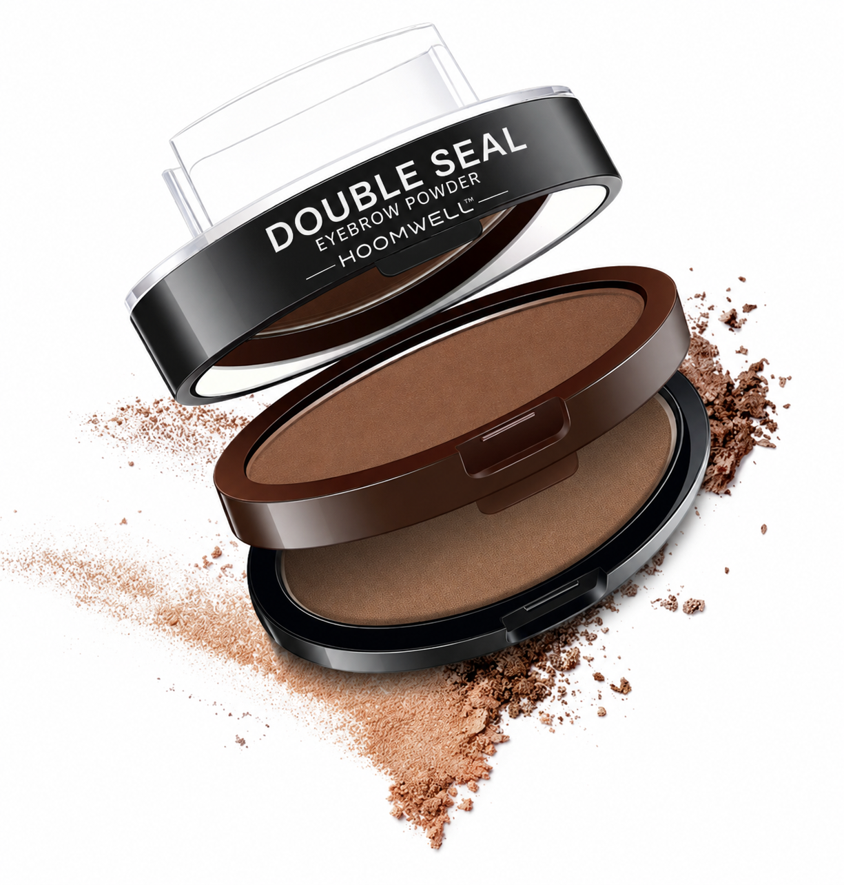 DoubleSeal Eyebrow Powder – Fast Natural Brow Stamp for Soft, Fuller-Looking Brows