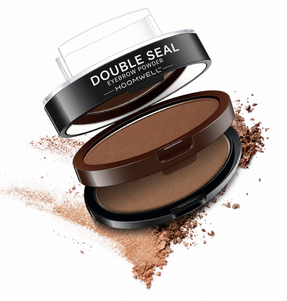 DoubleSeal Eyebrow Powder – Fast Natural Brow Stamp for Soft, Fuller-Looking Brows