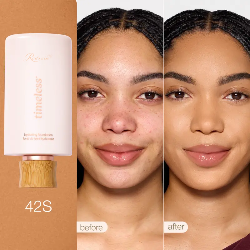 Radoxrise™ timeless hydrating foundation & serum foundation brush - full coverage serum foundation + FREE brush