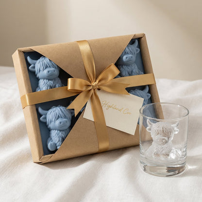 ⏳Last Day Special Price $6.99!!🐮 Mini Highland Cow Ice Cube Mold – Cute 3D Ice for Drinks, Parties & Gifts