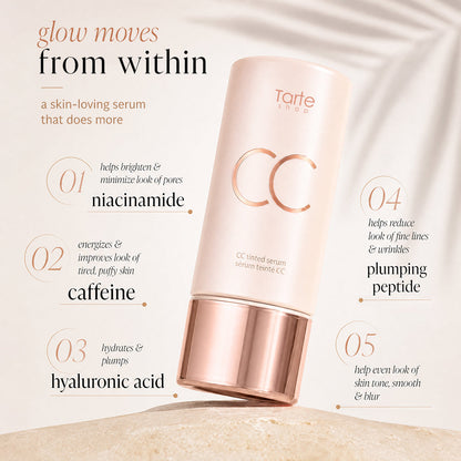 CC Tinted Serum: Hydrating & Waterproof Coverage