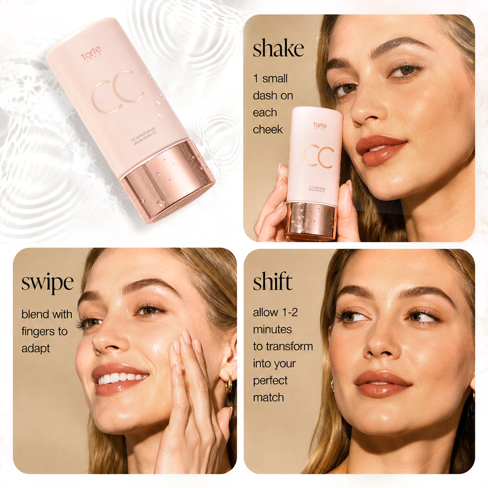 CC Tinted Serum: Hydrating & Waterproof Coverage