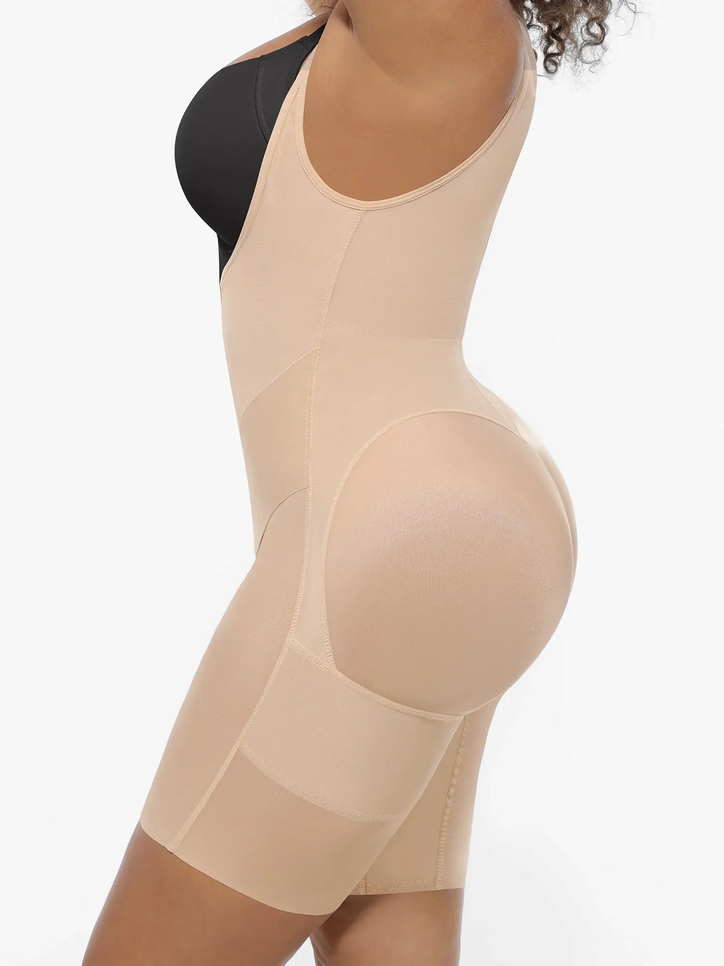 Feelingirl Full-Coverage Chest Faja Tummy Control Butt Lift Bodysuit