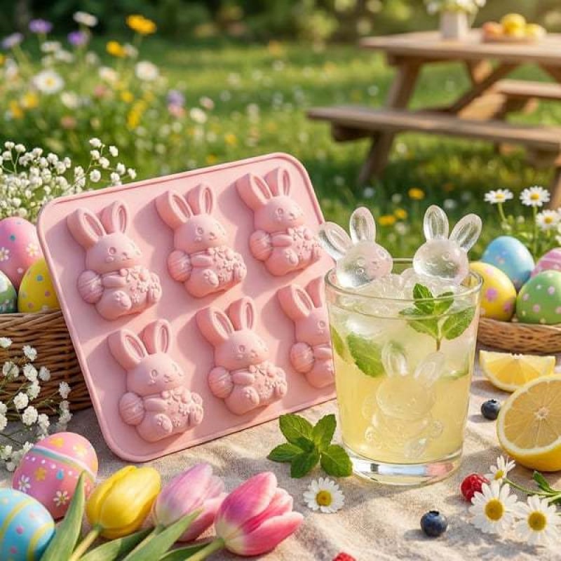 ⏳Last Day Special Price $6.99!!🐮 Mini Highland Cow Ice Cube Mold – Cute 3D Ice for Drinks, Parties & Gifts