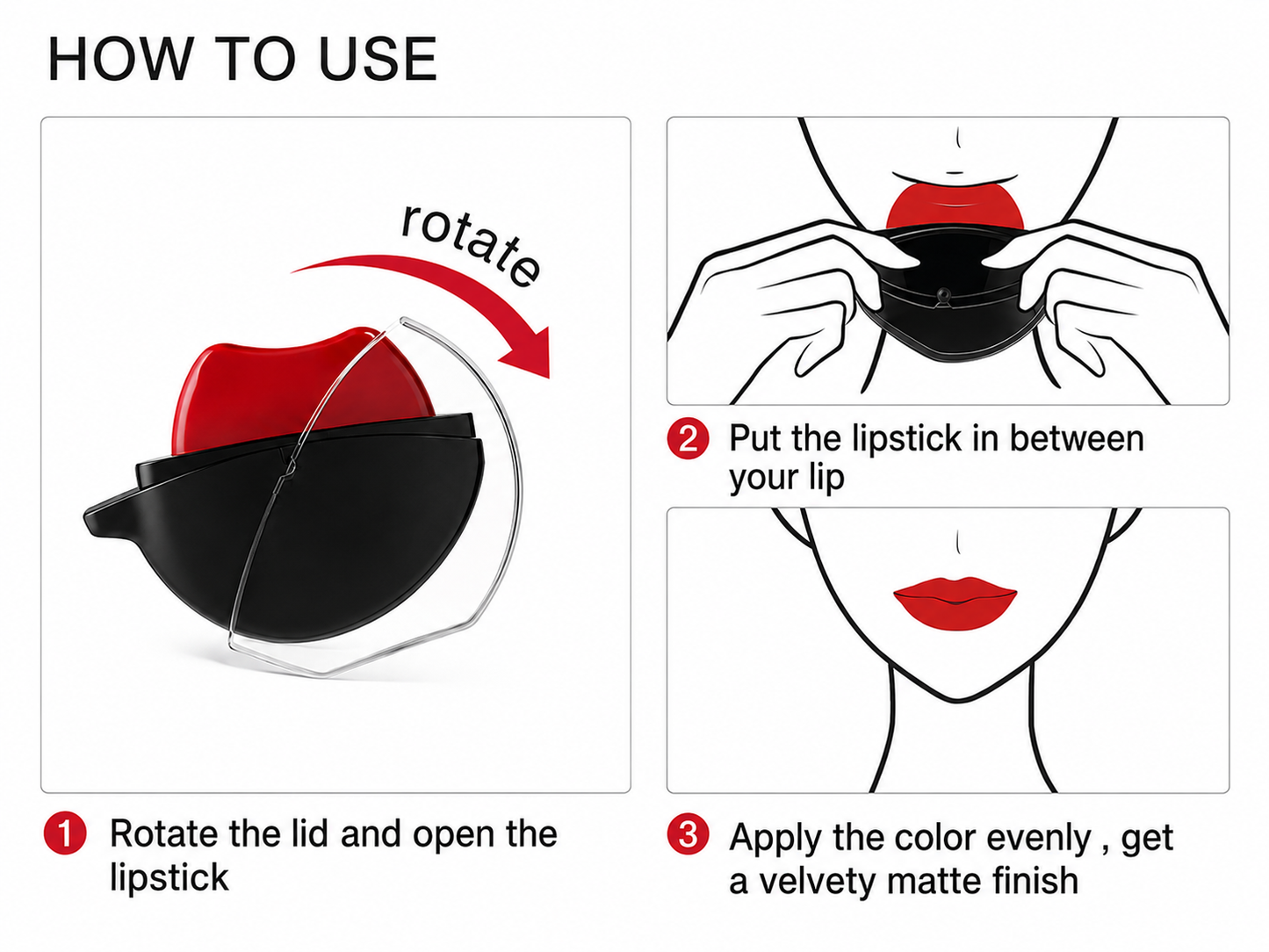 Effortless Matte Lipstick – Soft Velvet Finish