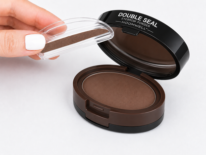 DoubleSeal Eyebrow Powder – Fast Natural Brow Stamp for Soft, Fuller-Looking Brows