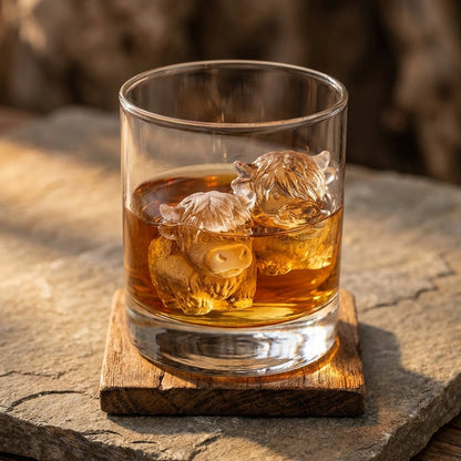 ⏳Last Day Special Price $6.99!!🐮 Mini Highland Cow Ice Cube Mold – Cute 3D Ice for Drinks, Parties & Gifts