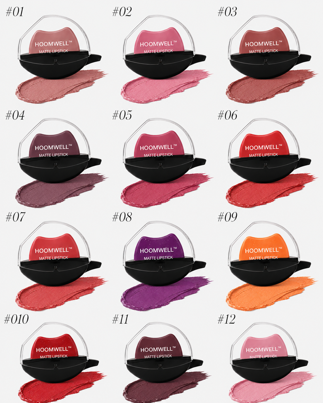 Effortless Matte Lipstick – Soft Velvet Finish