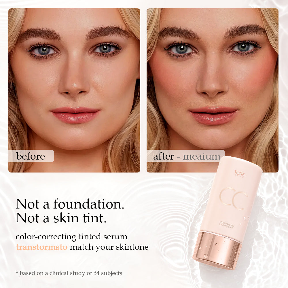 CC Tinted Serum: Hydrating & Waterproof Coverage