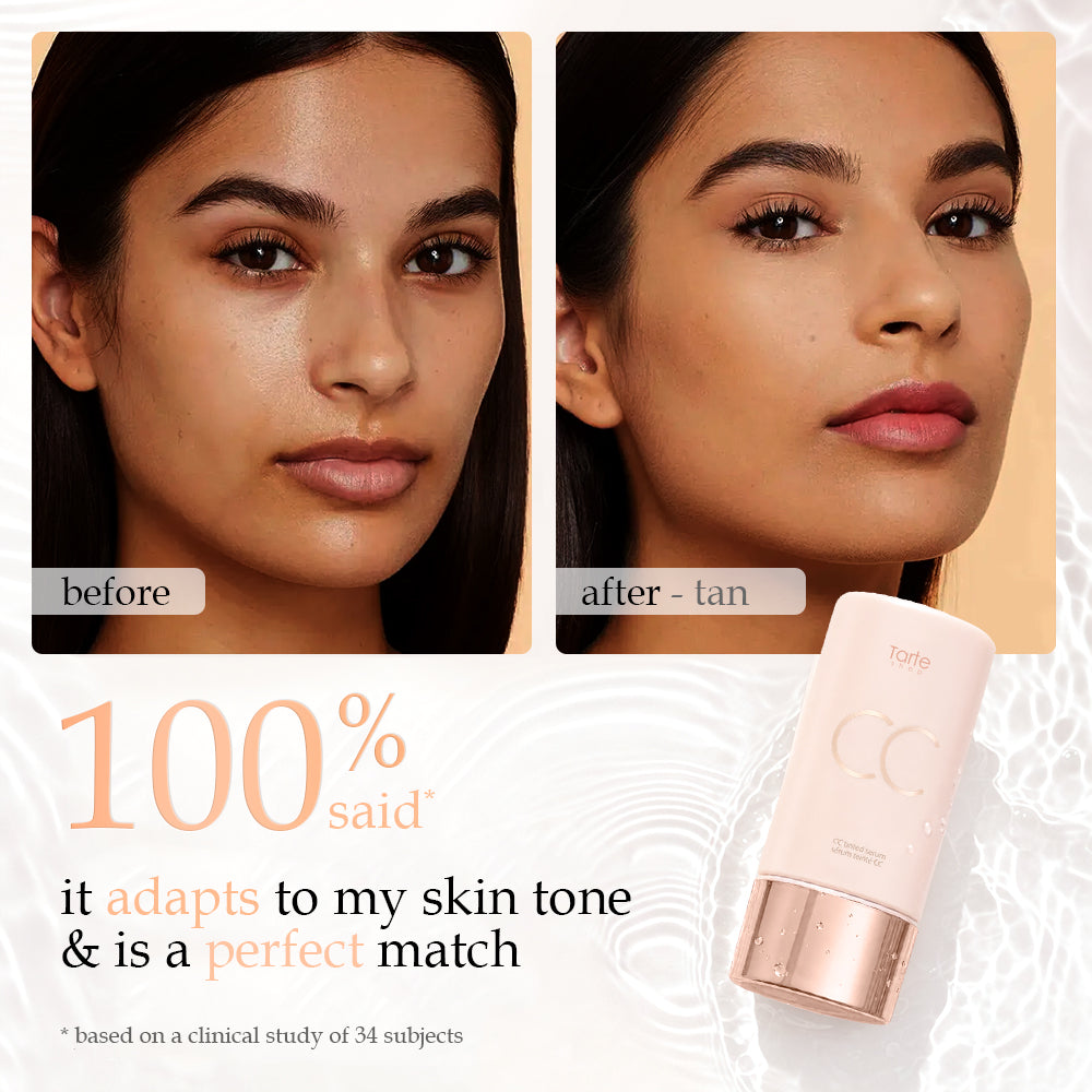 CC Tinted Serum: Hydrating & Waterproof Coverage